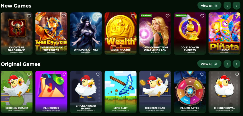 Programma VIP a quattro livelli di Casinacho Casino